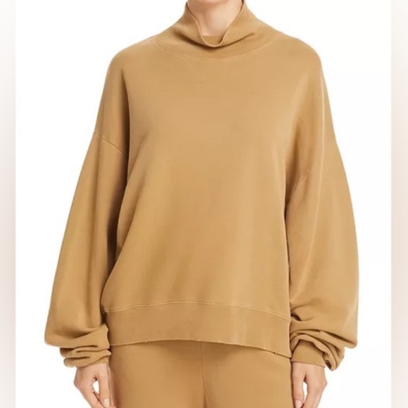 Frame Tops - New Frame sweatshirt New with tags  size large mustard / brown color